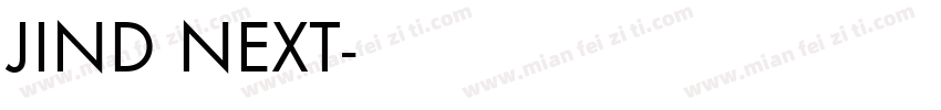 JIND NEXT字体转换